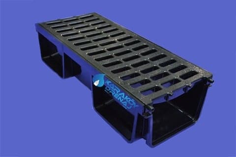 Polikarbon Kanal siyah 200x500x120 KD-116