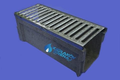 Polimer kanal paslanmaz ızgara klasik KD-906