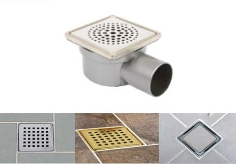 Banyo Yer Süzgeci Krom Yuvarlak Desen CMR-Y6